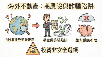 如何認識海外不動產詐騙的徵候？