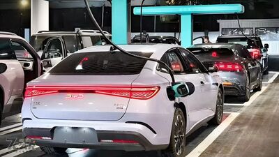 比加油還快！比亞迪「最新電動車閃充站」曝光　充5分鐘能跑400KM