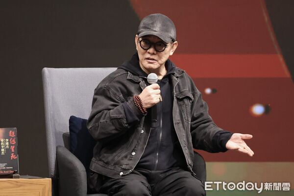 ▲李連杰與小女兒Jada。（圖／記者蕭采薇攝）