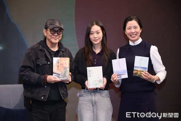 ▲李連杰與小女兒Jada。（圖／記者蕭采薇攝）