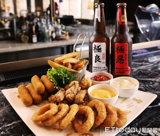 ▲台北六福萬怡酒店大廳酒吧同步推出觀賽限定餐飲組合。（圖／台北六福萬怡提供）