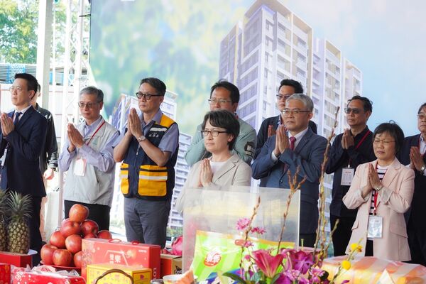 ▲「橋新安居B」動土典禮。（圖／翻攝自國家住都中心）