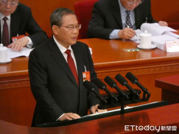 ▲2026大陸十四屆全國人大會議開幕,李強,習近平。（圖／記者陳冠宇攝）