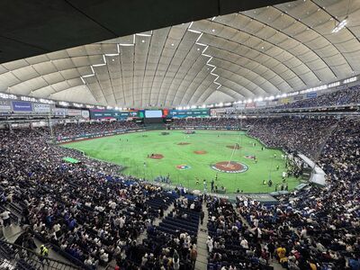 東京巨蛋坐滿台灣球迷!他驚「今天這裡是台北大巨蛋」 現場照曝
