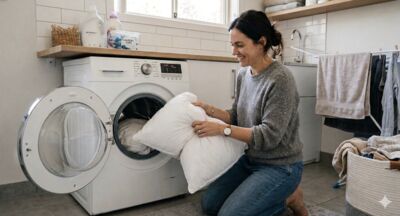 枕頭睡到變黃？達人傳授「超省力洗法」　簡單兩步驟讓枕頭換新