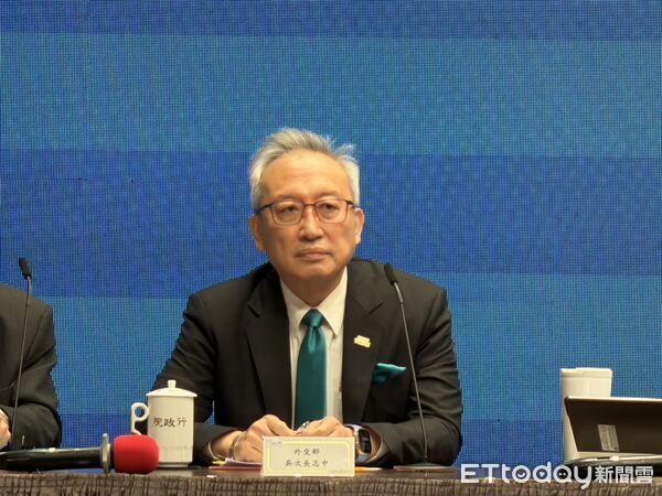 ▲▼外交部次長吳志中出席行政院會記者會。（圖／記者陳家祥攝）