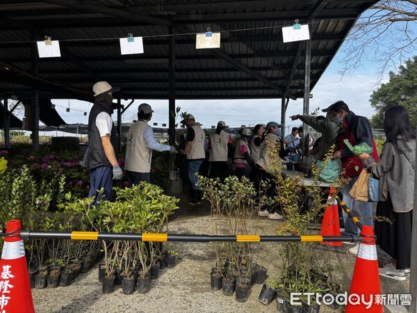 ▲基隆植樹節3／12七堵苗圃登場。（圖／記者郭世賢翻攝）