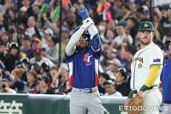 ▲WBC中華隊張育成。（圖／記者林敬旻攝）