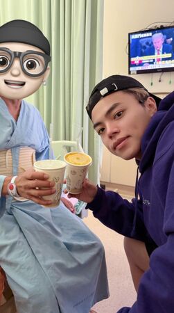 ▲▼藝人海產（劉威廷）登上《聚焦2.0》分享捐肝救父的背後故事。（圖／年代提供）