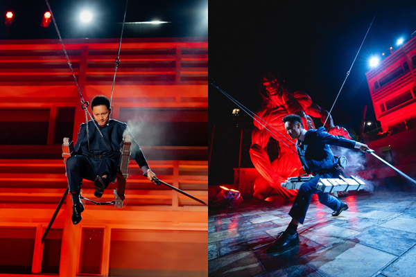 ▲▼Toyz宿敵鍾培生求婚！化身《進擊的巨人》降落　最美女議員點頭了。（圖／翻攝自臉書／鍾培生）