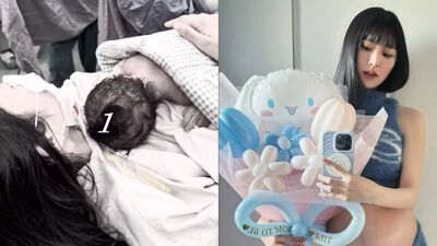 簡廷芮超正親妹生了！　甜曬兒子萌照：痛楚化作同等幸福