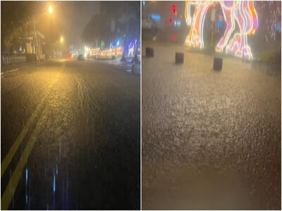 快訊／致災大雷雨轟炸豪雨升級！宜蘭女騎士騎一半「瞬間淹水」