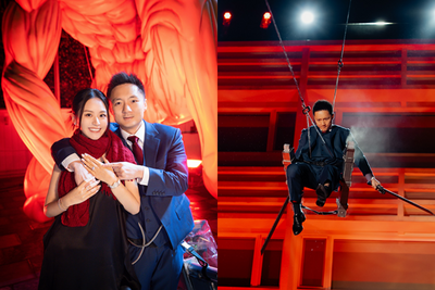 Toyz宿敵鍾培生求婚！化身《進擊的巨人》降落　最美女議員點頭了