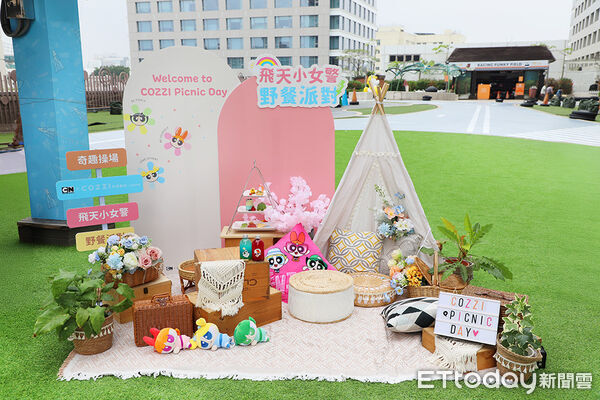 ▲和逸飯店台南西門館推出《飛天小女警》野餐派對活動，吸引親子族群關注。（圖／記者林東良翻攝，下同）