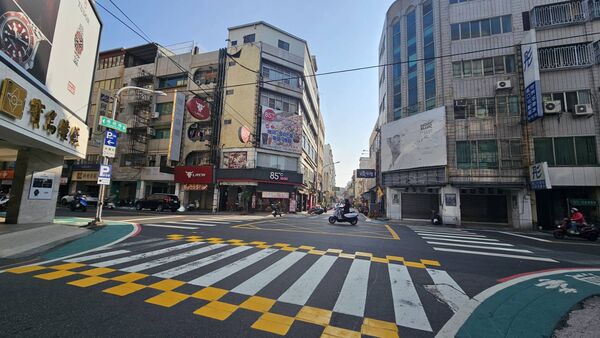 ▲彰市首條行人優先區上路。（圖／縣府提供）