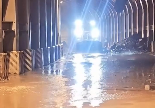 ▲▼雨彈轟炸蘇花公路土石坍流 和仁崇德漏夜預警封閉「只出不進」。（圖／翻攝自threads）