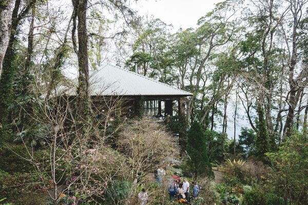 ▲▼新竹咖啡廳推薦！藏身在森林中的紅磚玻璃屋。（圖／部落客黑皮提供）