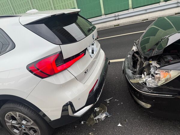 ▲徐千京又遇上車禍，所幸這次人平安無事。（圖／民視提供）