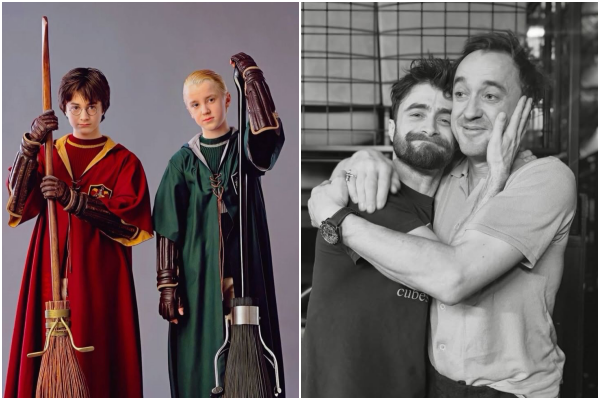 ▲「哈利波特」丹尼爾雷德克里夫（Daniel Radcliffe）和「馬份」湯姆費爾頓（Tom Felton）合體。（圖／翻攝自IG）