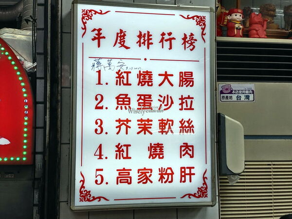 ▲▼台北50年黑白切老店「高家莊米苔目」，林森北路深夜食堂。（圖／部落客WISELY提供）