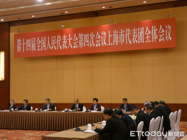 ▲▼2026大陸全國兩會，上海團開放媒體採訪。（圖／記者陳冠宇攝）