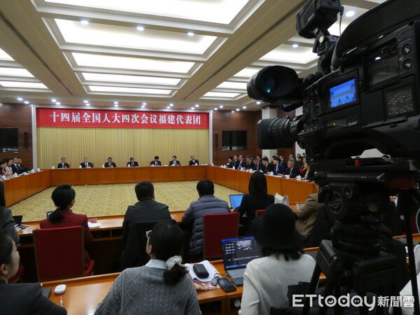 ▲▼2026兩會，大陸全國人大會議福建代表團。（圖／記者陳冠宇攝）