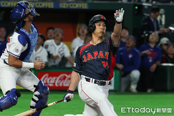 ▲日本隊吉田正尚。（圖／記者林敬旻攝）