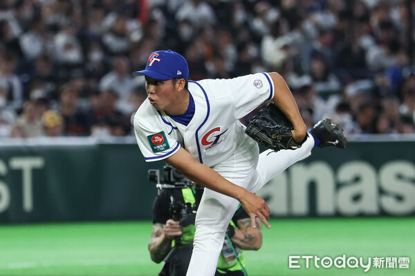 ▲中華隊投手林詩翔。（圖／記者林敬旻攝）