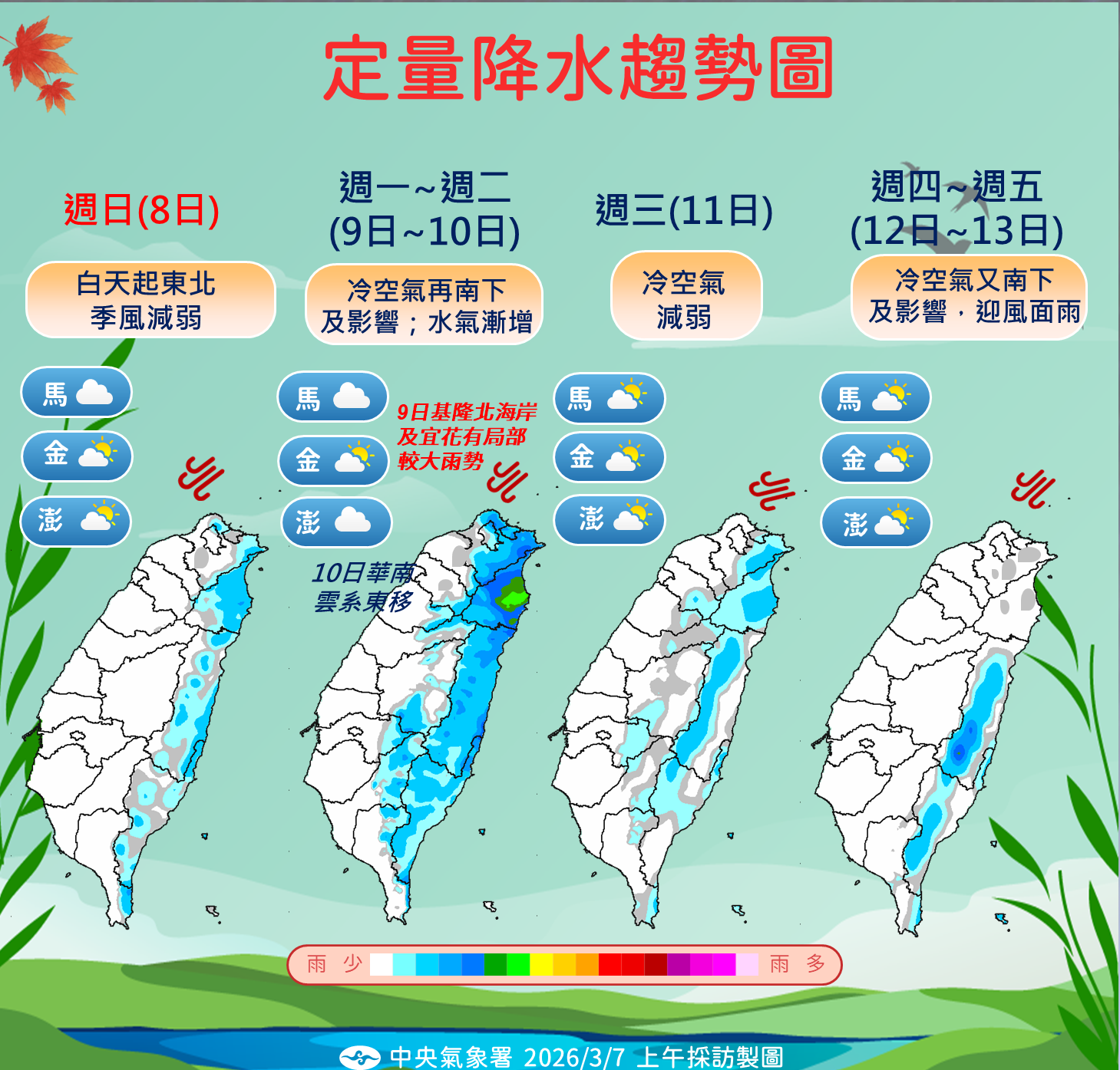 ▲▼天氣。（圖／氣象署提供）