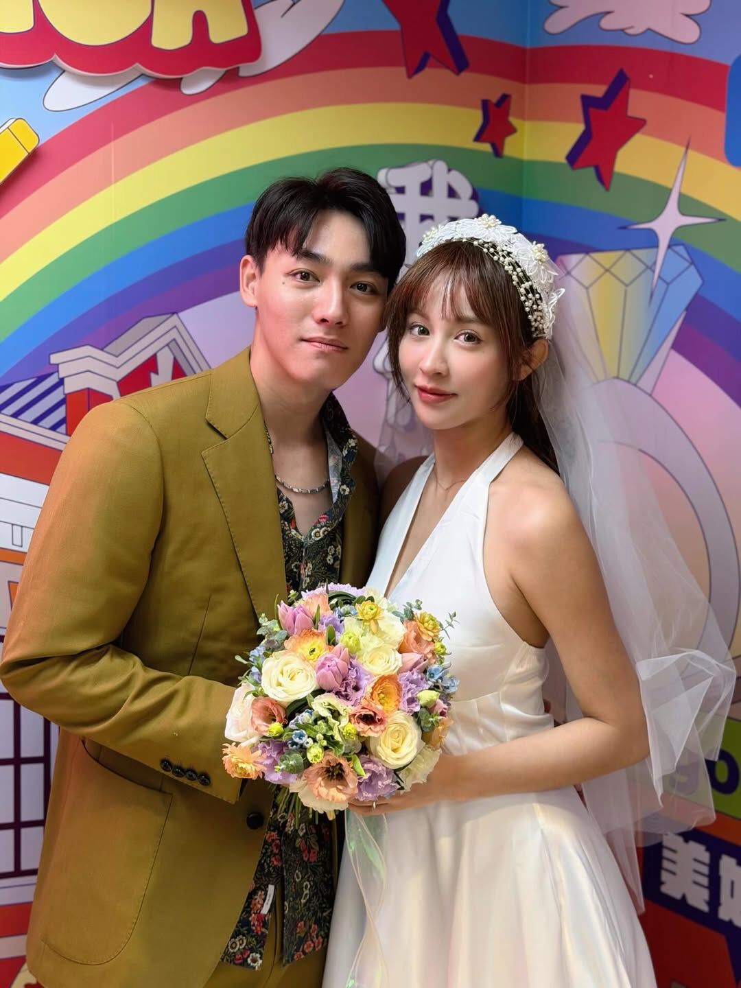 ▲▼陳晨威辣妻啾啾分享睡前對話。（圖／翻攝自IG）