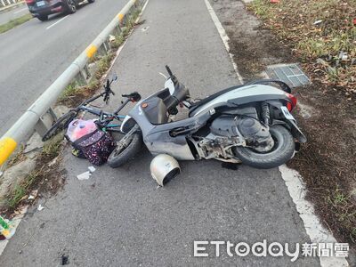 后里3車擦撞零件噴滿地！父女檔受傷　3駕駛：不知怎麼發生的