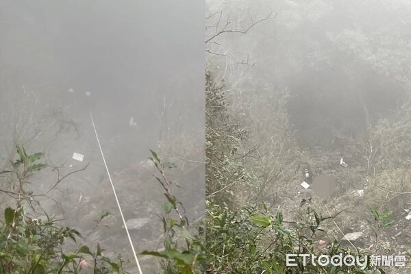 ▲北大武山2k墜落山谷案。（圖／記者陳崑福翻攝）