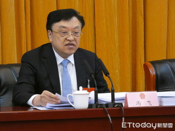 ▲▼大陸全國人大會議海南代表團今（7）日向媒體開放，海南省委書記馮飛出席。（圖／記者陳冠宇攝）