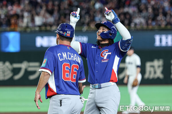 ▲中華隊張育成。（圖／記者林敬旻攝）