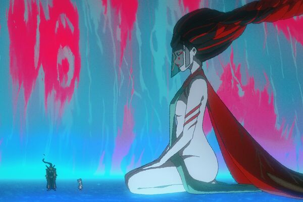 ▲史上最萌陰間使者「小鬼」（中）在《世外》片中引渡亡魂、身負重任。（圖／甲上提供）