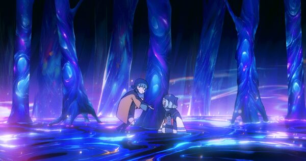 ▲史上最萌陰間使者「小鬼」（中）在《世外》片中引渡亡魂、身負重任。（圖／甲上提供）