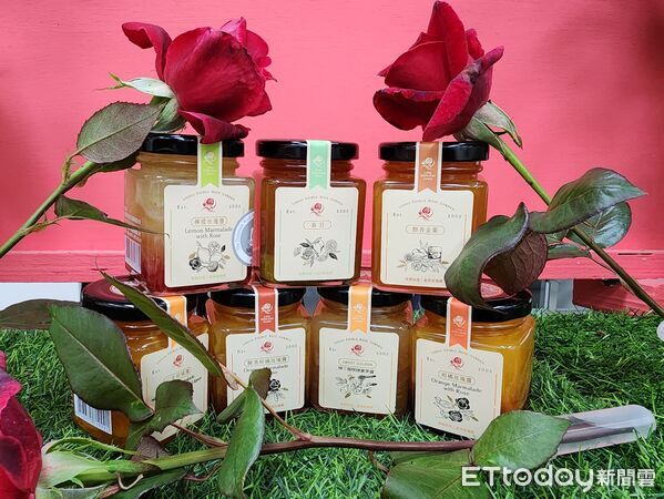 ▲埔里之光！埔里「玫開四度」榮獲2026英國柑橘果醬大賽1金8銀16銅。（圖／埔里鎮公所、玫開四度提供）