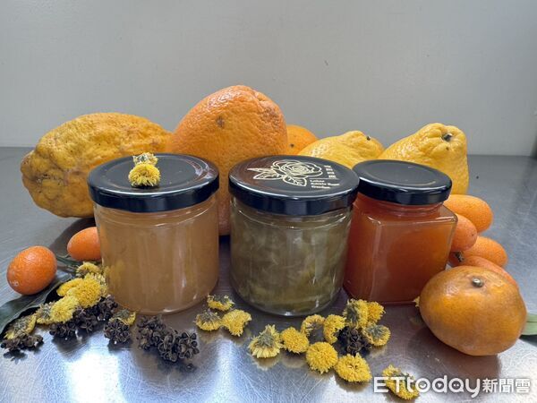 ▲埔里「玫開四度」於2026英國柑橘果醬大賽獲1金8銀16銅。（圖／玫開四度提供）