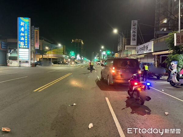 ▲▼高雄死亡車禍，43歲女騎士不治。（圖／記者吳奕靖翻攝）