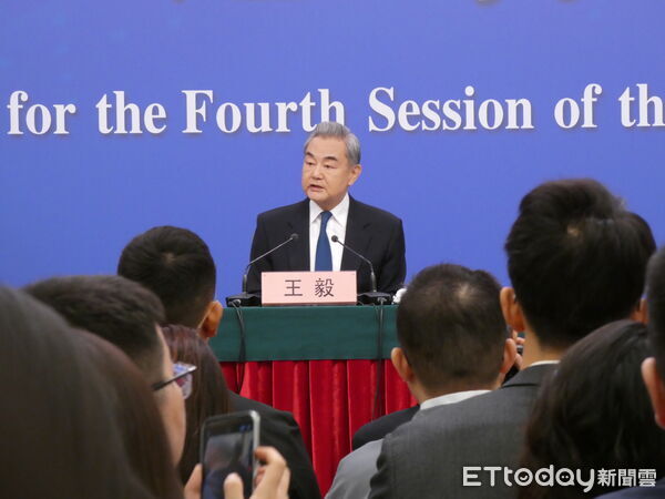▲▼2026兩會，大陸外長王毅出席外長記者會。（圖／記者陳冠宇攝）