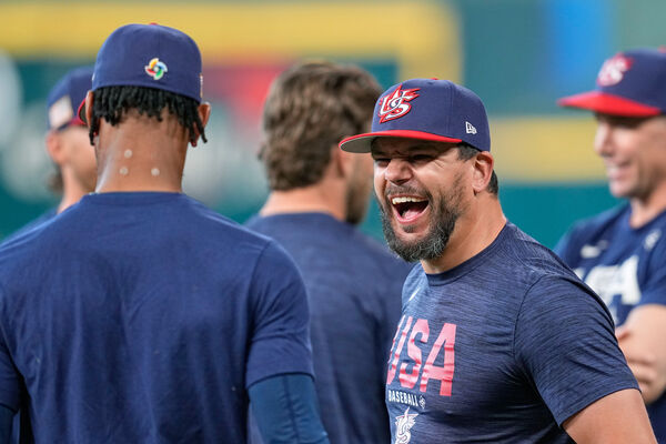 ▲▼美國隊施瓦伯（Kyle Schwarber）。（圖／達志影像／美聯社）