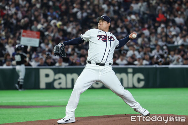 ▲韓國隊投手柳賢振。（圖／記者林敬旻攝）