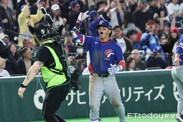 ▲中華隊鄭宗哲全壘打。（圖／記者林敬旻攝）