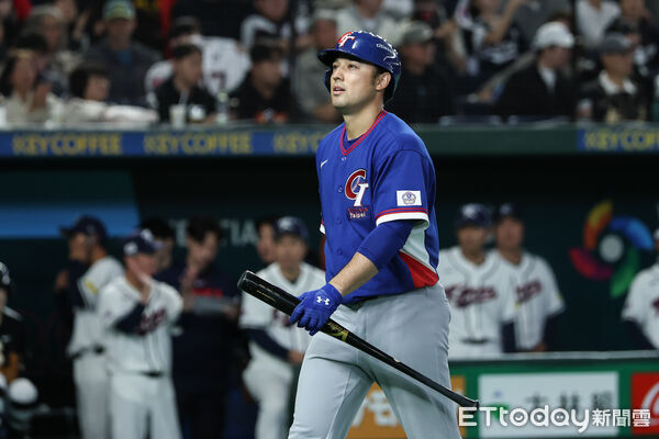 ▲中華隊林安可安打尚未開張。（圖／記者林敬旻攝）