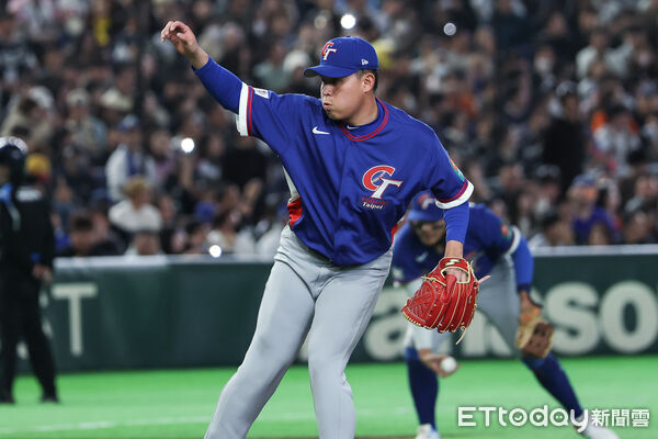 ▲中華隊投手曾峻岳。（圖／記者林敬旻攝）