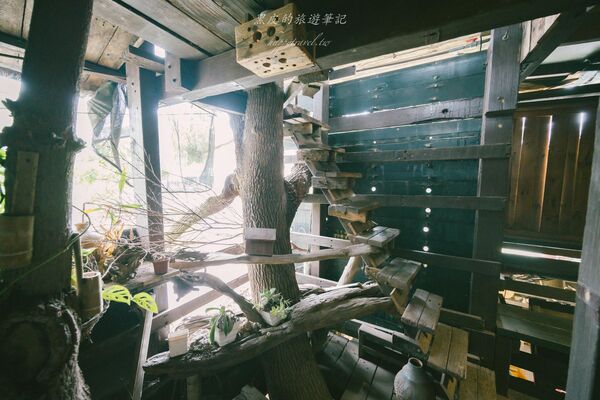 ▲▼龍潭最隱密樹屋窯烤麵包「郭爸龍潭樹屋」，一周只營業三天。（圖／部落客黑皮提供）