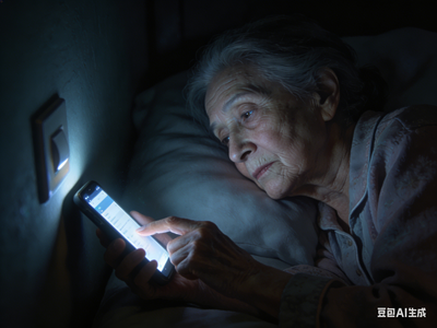 起床就滑！　陸70歲老人每日沉迷手機12小時竟致「近視2300度」