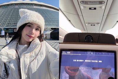 樂天美女總監氣喘提早返台　「機長報喜贏韓國」全機歡呼慶祝