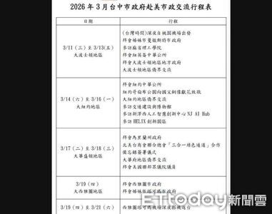 2028起手式！盧秀燕訪美11天橫跨5州　「前進華盛頓」行程曝光