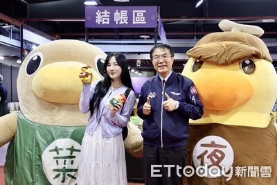 韓籍啦啦隊Mingo朴旻曙逛台南蘭展　直呼「菜奇鴨」超可愛想帶回家